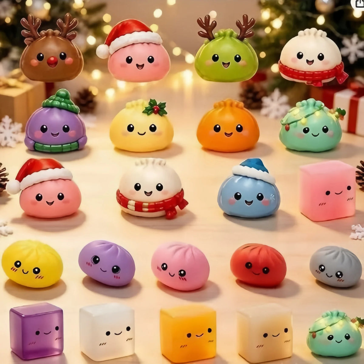 24 Days of Christmas Dumplings - Advent Calendar with Squish Toys