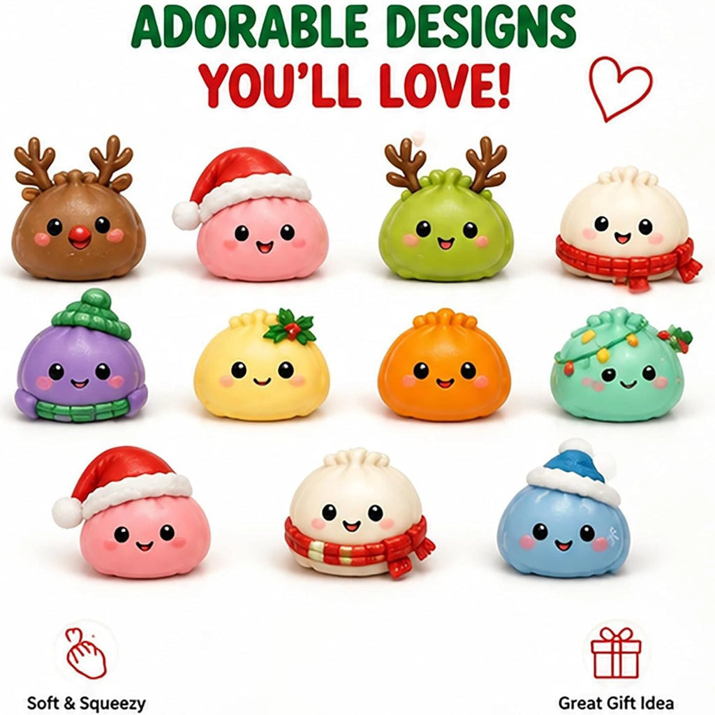 24 Days of Christmas Dumplings - Advent Calendar with Squish Toys