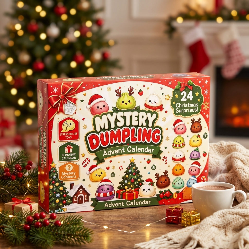 24 Days of Christmas Dumplings - Advent Calendar with Squish Toys